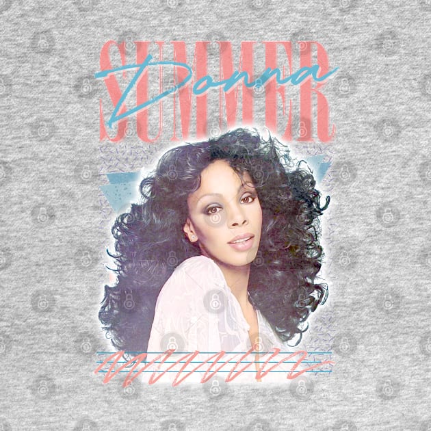 Donna Summer / Retro Style Fan Art Design by DankFutura